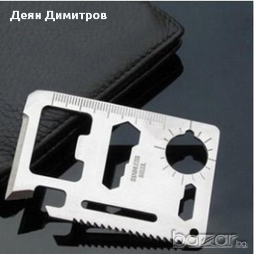 Инструмент за оцеляване с размер на кредитна карта, снимка 1