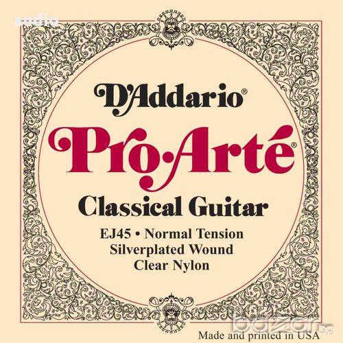 Струни за класическа китара D'Addario EJ45, снимка 1
