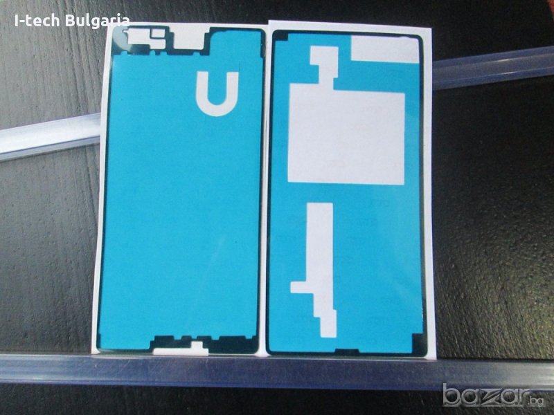 Стикер за залепване на дисплей и заден капак за Sony М5 Z5 Compact, снимка 1