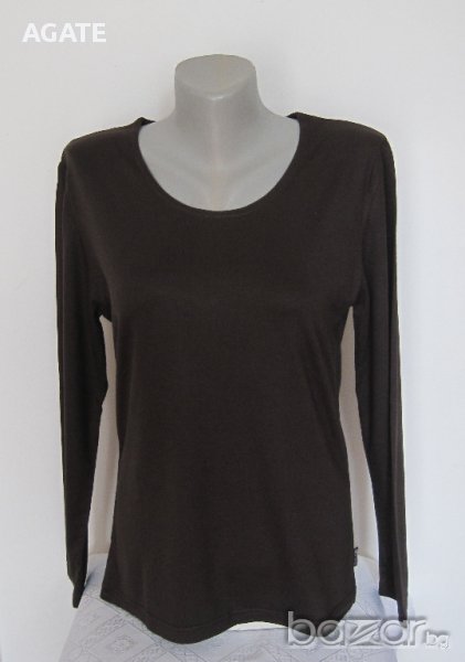 Нова дамска блузка XL- тъмно кафява, снимка 1