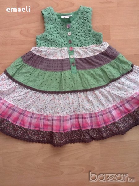 2 бр. красиви рокли с бродерии на Next за 1,5-2 г и 2-3 г, снимка 1