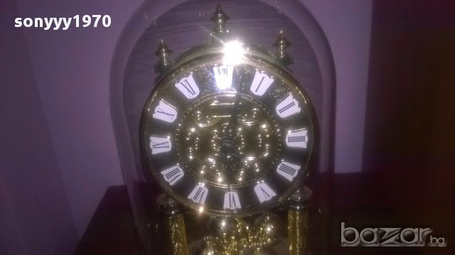 Hermle-made in germany-часовник-24/17см-внос швеицария, снимка 11 - Антикварни и старинни предмети - 16386142