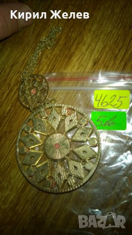 Винтидж Колие медальон висулка украшение -287, снимка 3 - Колиета, медальони, синджири - 24049985