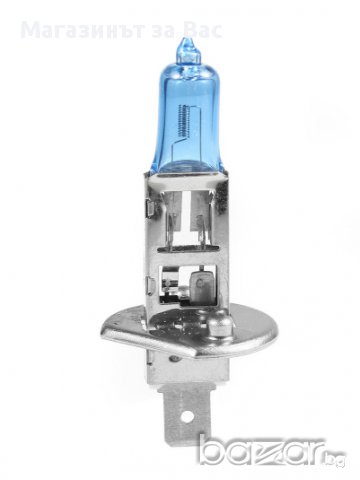 Халогенни бели автомобилни крушки H1 55W, снимка 2 - Аксесоари и консумативи - 10075501