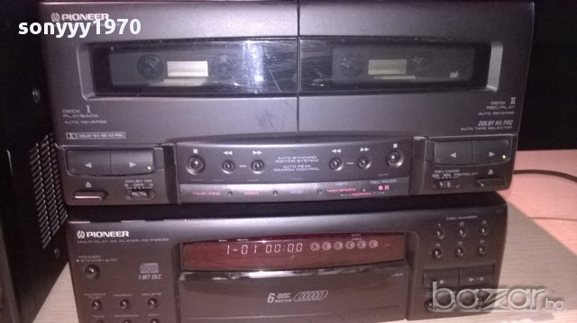 pioneer tuner+cd 6 disc+deck 2-made in japan-внос швеицария, снимка 12 - Ресийвъри, усилватели, смесителни пултове - 12276812