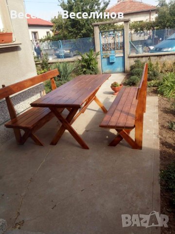 Баварски маси и пейки, снимка 3 - Градински мебели, декорация  - 24211985