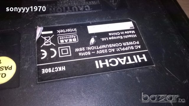 hitachi hkc790e dock iphone/clock/receiver-внос франция, снимка 15 - Ресийвъри, усилватели, смесителни пултове - 18574762