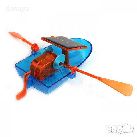 Детска соларна играчка лодка с гребла соларен конструктор Супер забавление за лятото, снимка 4 - Рисуване и оцветяване - 21496567