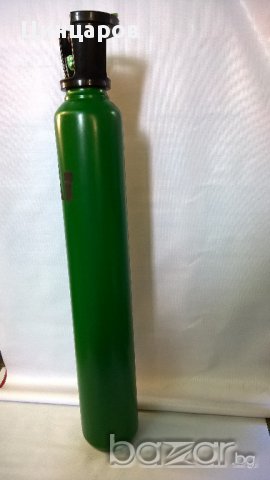 Аргонова газова бутилка с обем 10л.Бутилка заредена с Аргон 10л.Нова , снимка 4 - Други машини и части - 15504460