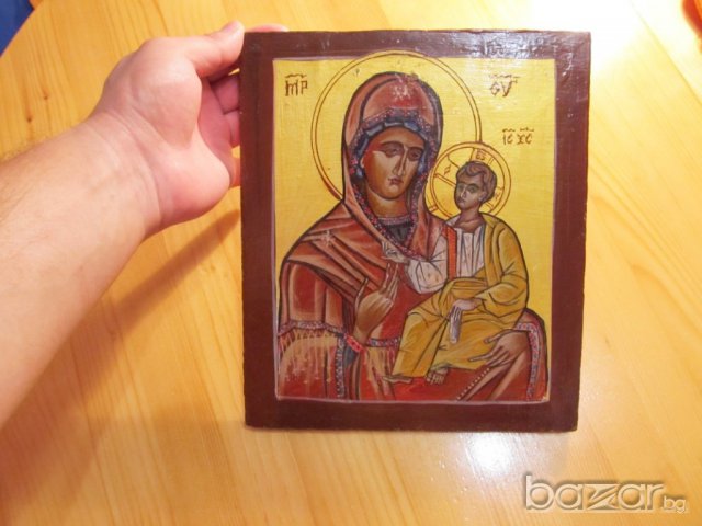 † Стара православна икона Дева Мария, света  богородица църква