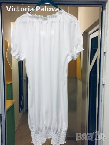 Красива бяла блуза FREE QUENT, снимка 2 - Туники - 24173987