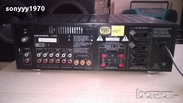 поръчан-grundig v5200 amplifier-made in germany-внос швеицария, снимка 10 - Ресийвъри, усилватели, смесителни пултове - 14209308