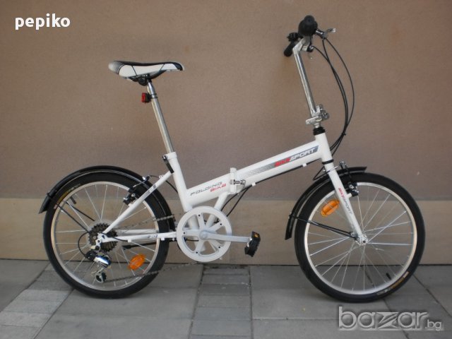 Продавам колела внос от Германия  двойно сгъваем велосипед FOLDING BIKE SPORТ 20 цола 