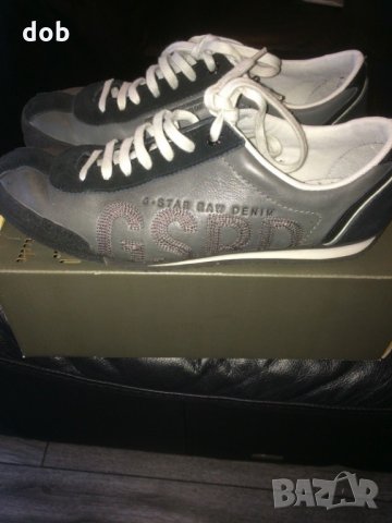 Сиви кожени спортни обувки G Star Zone Locator Lthr, оригинал , снимка 1