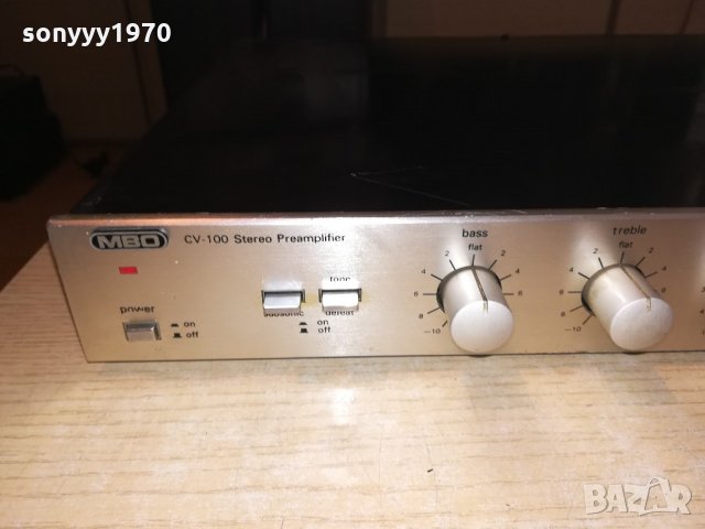 mbo cv-100 stereo preamplifier-made in korea-внос швеицария, снимка 7 - Ресийвъри, усилватели, смесителни пултове - 21575548
