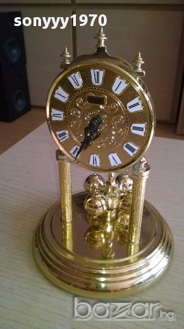 Ретро марков немски часовник-в цвят злато-внос швеицария, снимка 6 - Стенни часовници - 17559879