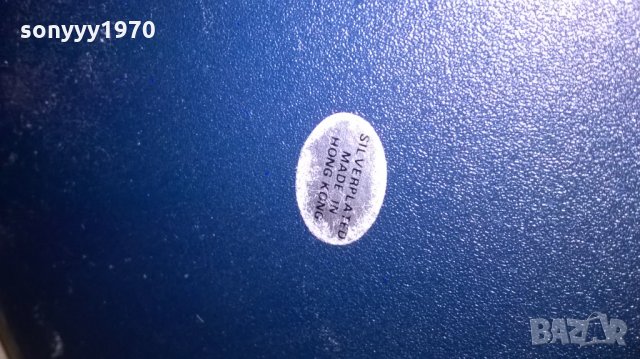 Silver plated-made in hong kong-антика-свещник- внос швеицария, снимка 6 - Колекции - 24209220