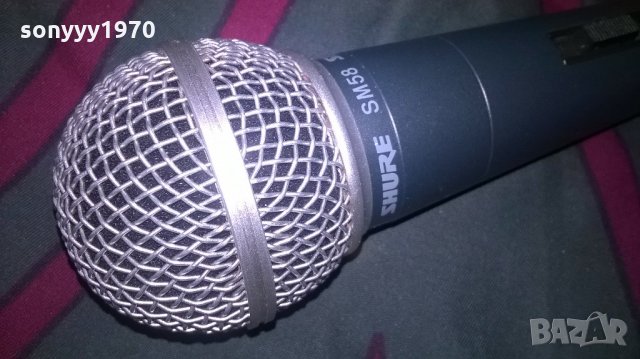 shure sm58s-microphone-здрав марков-жичен, снимка 2 - Микрофони - 21858711