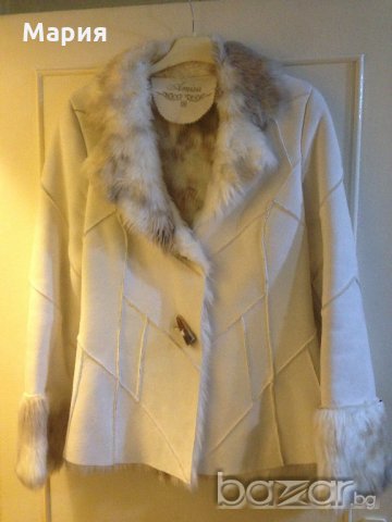 Бяло палто , снимка 1 - Палта, манта - 19138096