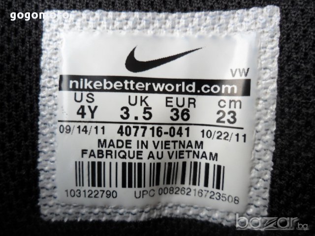 NIKE , баскет KЕЦКИ 35 -36 NIKE AIR 6.0 ORIGINAL,GOGOMOTO.BAZAR.BG, снимка 12 - Маратонки - 10266115