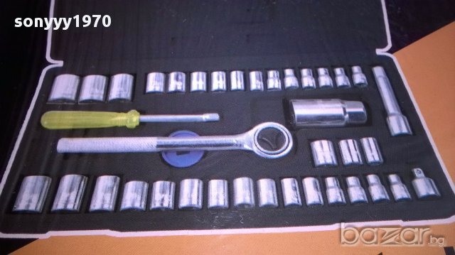 Комплект инструменти в куфар 30х15х4см-нови, снимка 5 - Куфари с инструменти - 17558267