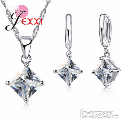 Сет - колие с висулка + обеци, снимка 8 - Бижутерийни комплекти - 17780680