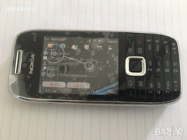Продавам нова оригинална колекционерска мостра на Nokia E75 - 20 лева