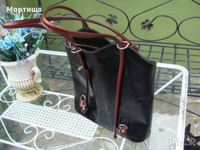  pelle италианска чанта естествена кожа РАЗПРОДАЖБА , снимка 3 - Чанти - 22644611