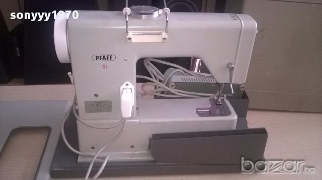 Pfaff+мотор+педал+куфар-оригинал-внос швеицария, снимка 3 - Други машини и части - 13140155