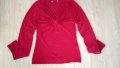 Розова блуза, снимка 1 - Блузи с дълъг ръкав и пуловери - 12416876
