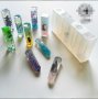 5 вида тънки цилиндри висулка силиконов калъп форма за бижутерски сладкарски смола изделия, снимка 2