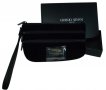 Нова чанта/клъч кадифе Giorgio Armani Velvet Black Wristlet оригинал, снимка 15