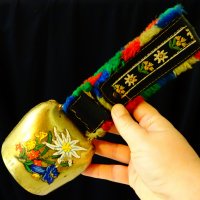 Декориран немски чан с окачалка. , снимка 1 - Антикварни и старинни предмети - 26113118