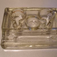 Стъклена мастилница, снимка 6 - Антикварни и старинни предмети - 19909737
