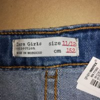 Дънки за момиче Zara за ръст до 152 см, снимка 9 - Детски панталони и дънки - 24292618
