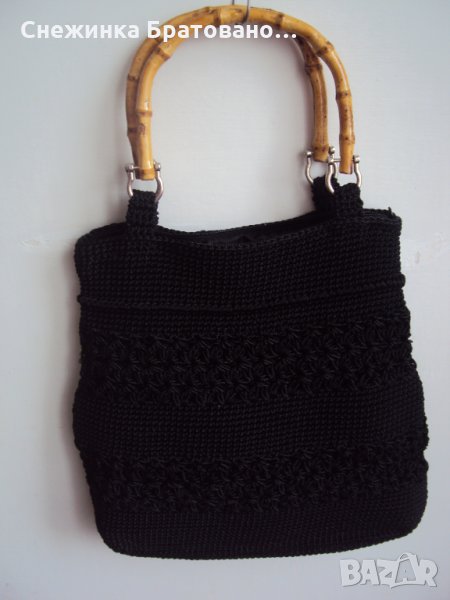 Дамска плетена чанта на 1 кука, снимка 1