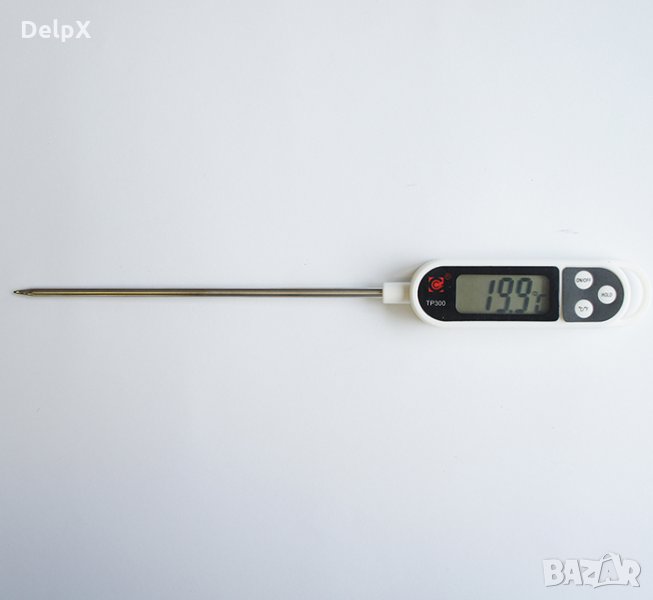 Термометър за храни и течности тип шило с голям дисплей -50°C до 300°C  145mm, снимка 1
