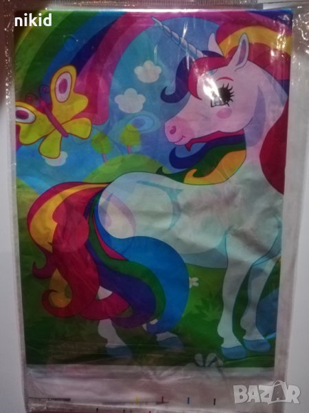 Пони анимирано парти найлонова покривка за парти рожден ден, снимка 1