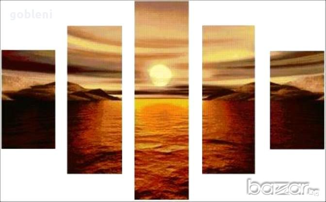 гоблен СБОГУВАНЕ С ДЕНЯ-D44;размери/64*44/;24 цвята;68лв., снимка 1