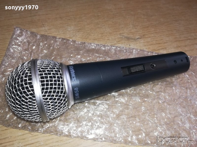 shure sm58-microphone-качествен микрофон, снимка 1