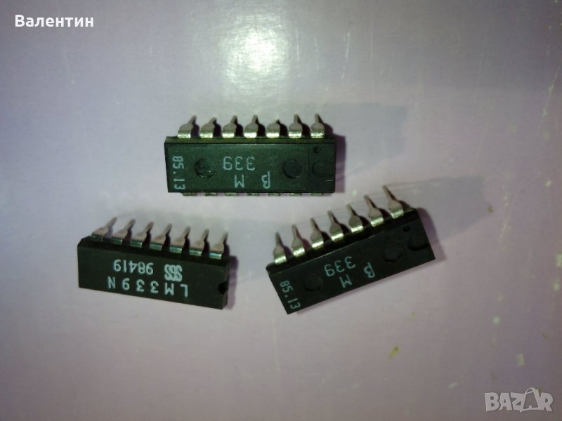 LM339N - четворен диференциален компаратор, снимка 1