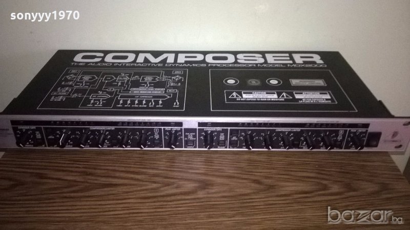 behringer-composer-audio processor-внос швеицария, снимка 1