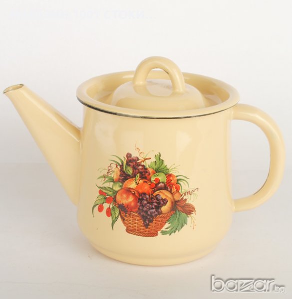 Емайлиран Чайник 1 Л., снимка 1