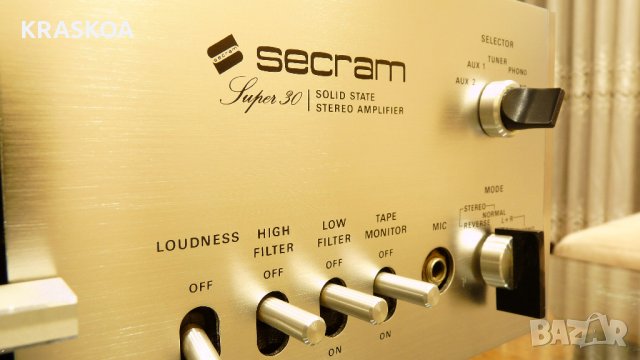 SECRAM  SUPER 30, снимка 7 - Ресийвъри, усилватели, смесителни пултове - 26154062
