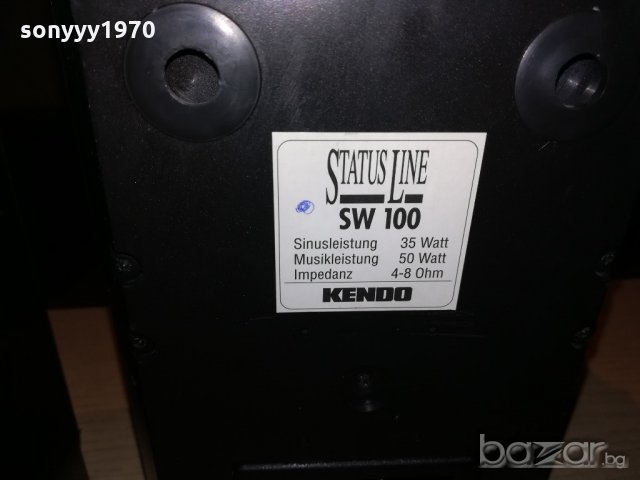 kendo status line sw100-2бр тонколони-внос швеицария, снимка 7 - Тонколони - 20697401
