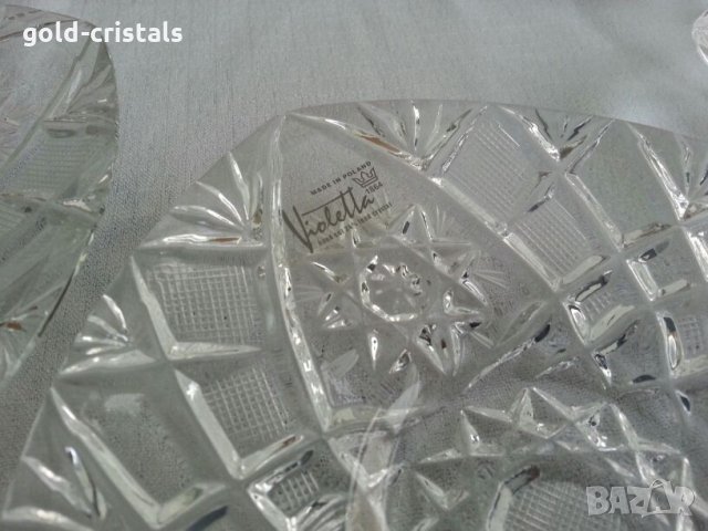 кристални чинии полски кристал Виолета , снимка 12 - Антикварни и старинни предмети - 23521424