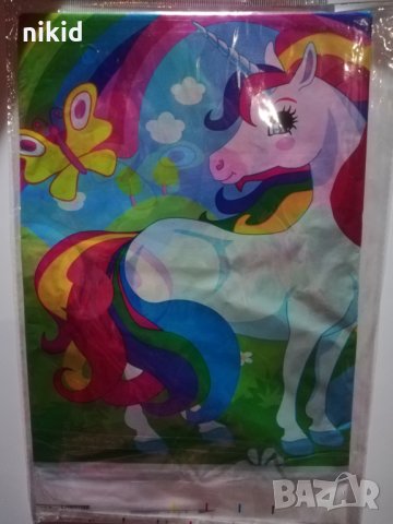 Пони анимирано парти найлонова покривка за парти рожден ден