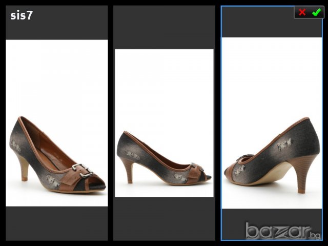 нови обувки-сандали тип дънкови внос от Англия, снимка 1 - Сандали - 21473215