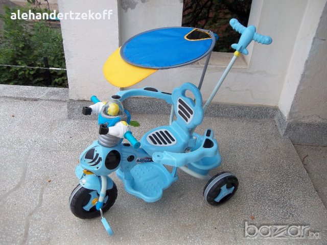 Детска бебешка музикална триколка с педали, снимка 10 - Детски велосипеди, триколки и коли - 14599048