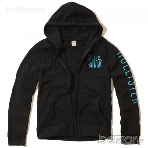 !!! SALE !!! Hollister Co. Sleeve Logo Fullzip Hoodie